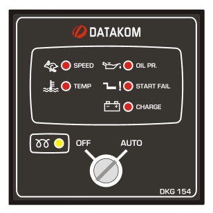 DATAKOM DKG-154 Модуль дистанційного старту (з твердотілими виходами)