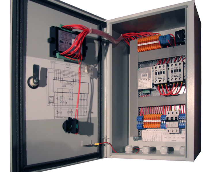 Щит управления генератором ELPRO-63ES, автоматическое переключение нагрузки до 63А, управление генератором, IP54