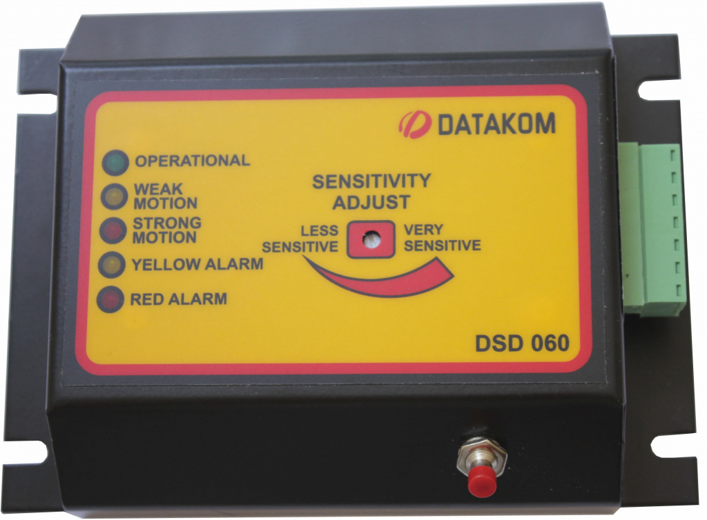 DATAKOM DSD-060 Детектор землетрусів із датчиком сейсмічної активності