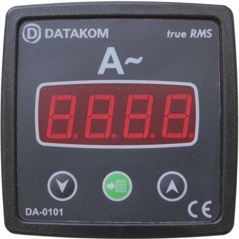 DATAKOM DA-0101 Амперметр, 1 фаза, 72x72 мм