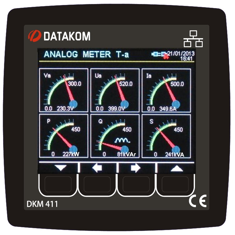 DATAKOM DKM-411-MK3 Аналізатор електричної мережі 