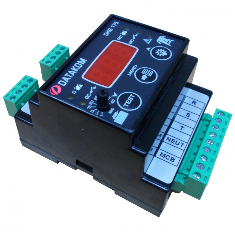 DATAKOM DKG-175 Контролер автоматичного введення резерву (АВР), 230/400 VAC, монтаж на DIN рейку