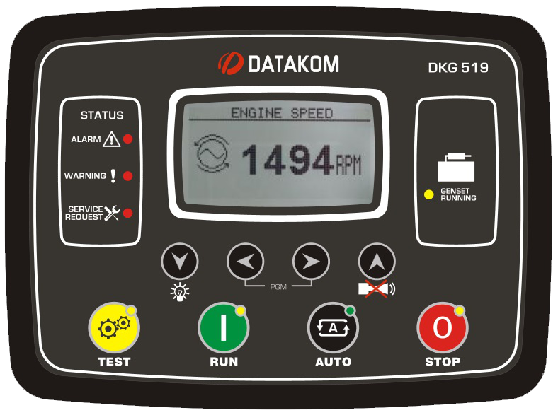 DATAKOM DKG-519-MPU Контролер ручного та дистанційного керування генератором