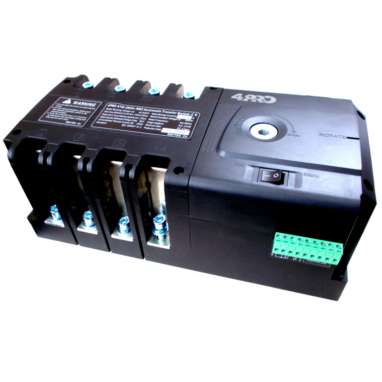 4PRO ATS-250A-RSC-4P, 230V/50Hz Пристрій автоматичного введення резервного електропостачання