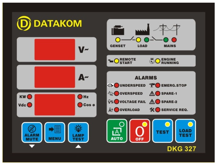 DATAKOM DKG-327 Контролер керування введенням резерву
